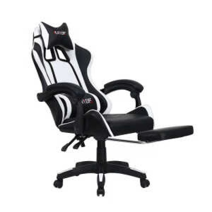 Ghế Gaming Players Ngả Mình Có Gác Chân ( Black - White ) - GM7