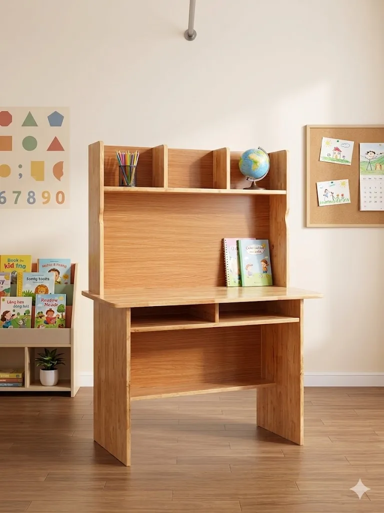 Bàn Học Gỗ 1m0 Simple - BH05