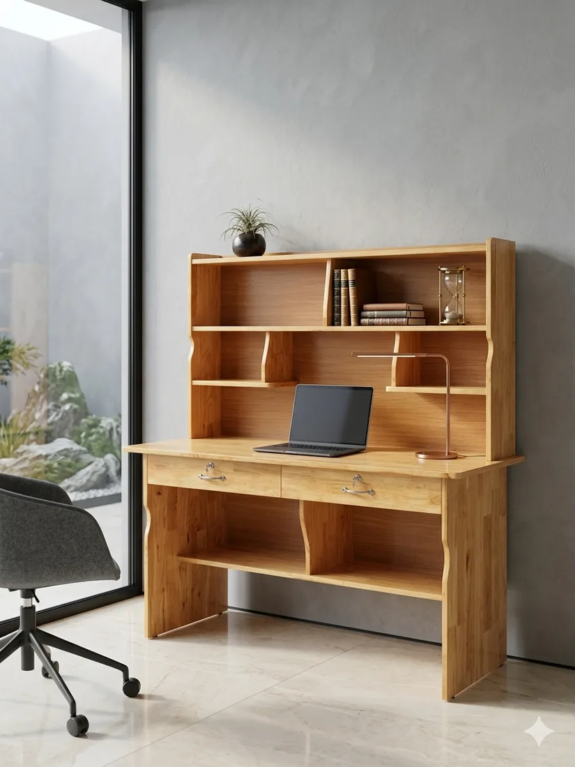 Bàn Học Gỗ 1m4 Đôi Lưng Ép - BH06