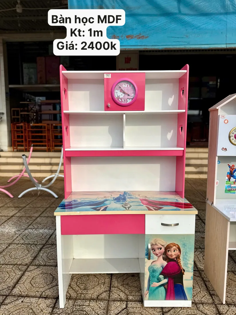 Bàn Học MDF TT 1m0 3D - BH07
