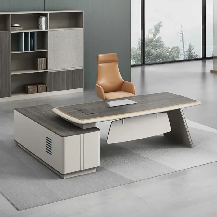 Bàn Giám Đốc Góc L Yếm Lửng Tinh Tế - BGĐ103