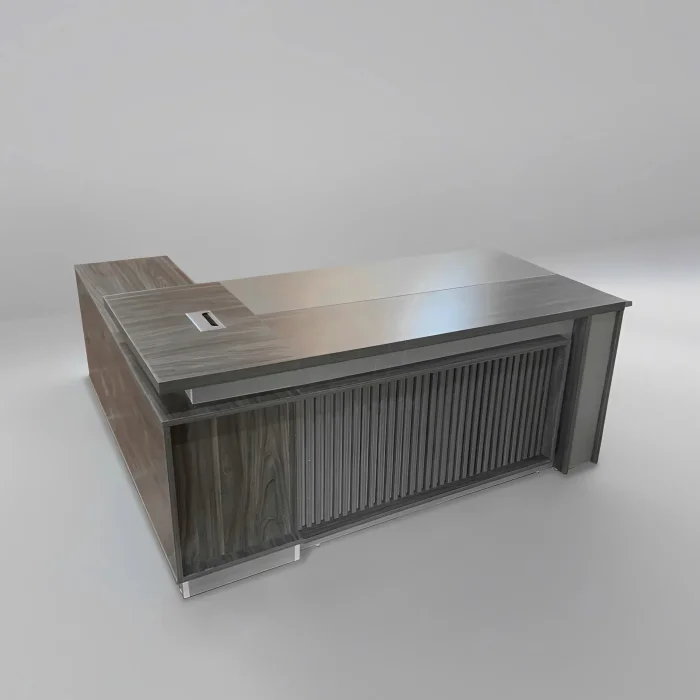 Bàn Giám Đốc Yếm Nan Dọc Mặt Nổi Độc Đáo - BGĐ135