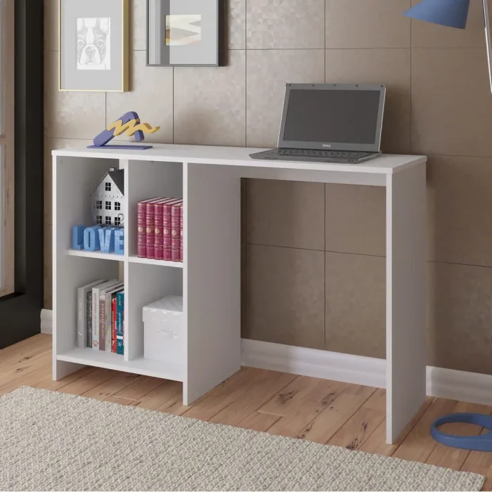 Bàn Làm Việc Gỗ Có Kệ Sách Nhiều Ngăn Tiện Lợi - BG61
