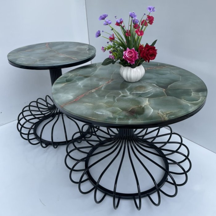 Bàn Trà Sofa Hình Bình Bông - BT9