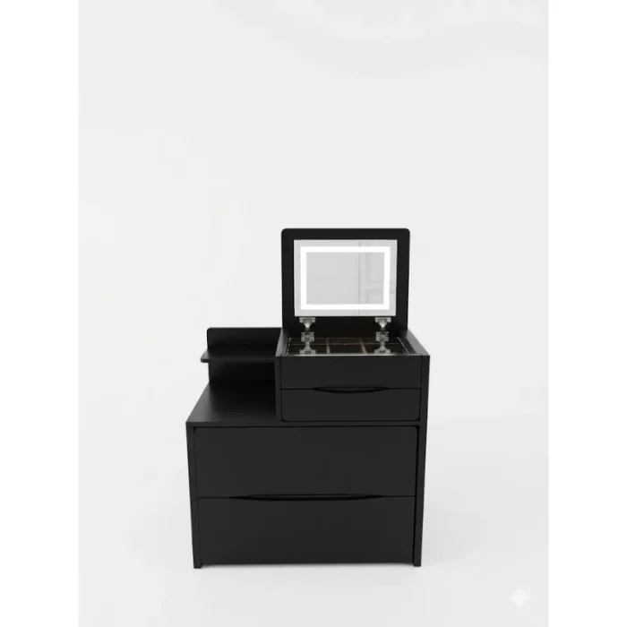 Bàn Trang Điểm Gương Đèn LED Thiết Kế Nhỏ Gọn - BTD39
