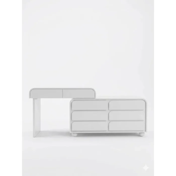 Bàn Trang Điểm Thiết Kế Đẹp Có Nhiều Ngăn Kéo - BTD24