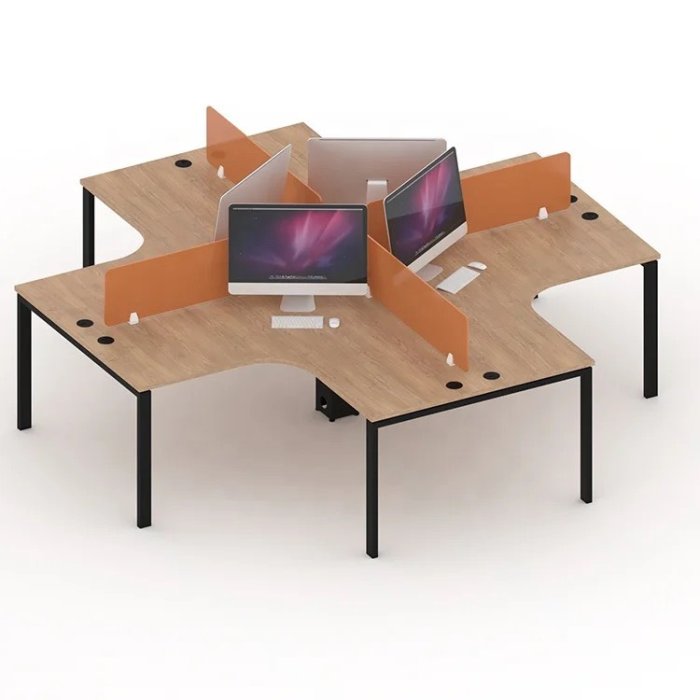 Bàn Cụm 4 Chỗ Ngồi Có Vách - BC27