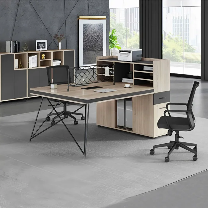 Cụm Bàn Làm Việc 2 Người Tối Ưu Không Gian - BC62