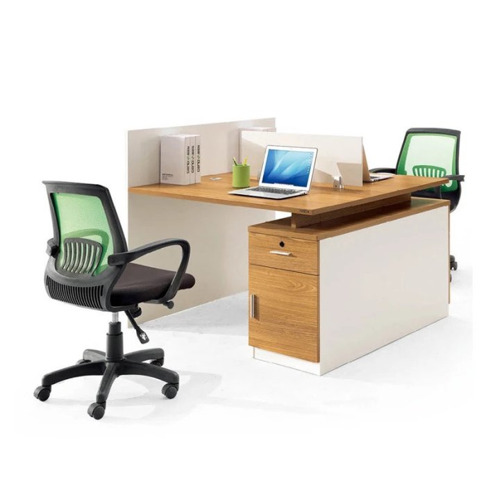 Bàn Cụm Làm Việc 2 Chỗ Có Vách - BC35