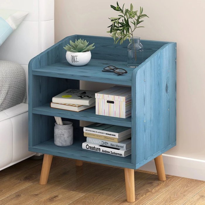 Tủ Đầu Giường Ngủ Chân Gỗ Hiện Đại - GN21