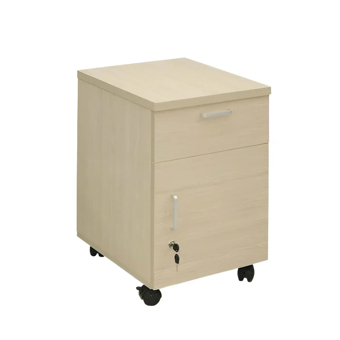 Hộc Tủ Di Động 2 Ngăn Vân Gỗ - TP36