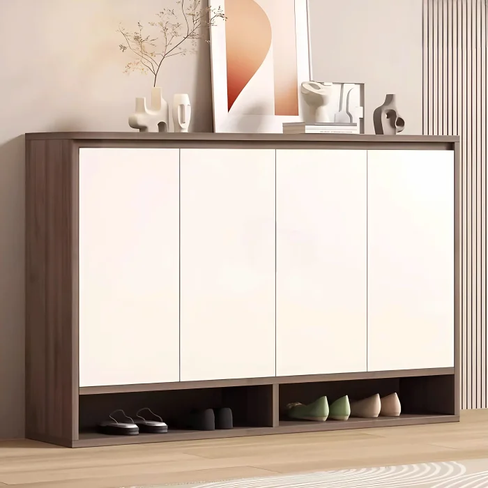 Kệ Giày Dép 4 Cánh Gỗ Công Nghiệp - KGD21
