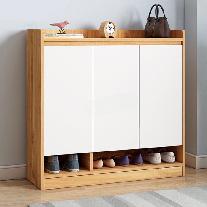 Tủ Giày Dép 3 Cánh Mở Gỗ MDF - KGD8