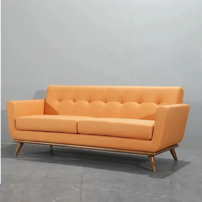 Ghế Sofa Băng Dài Nỉ Màu Vàng Tại Xưởng - SF13
