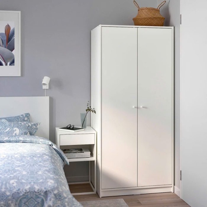 Tủ Quần Áo Thiết Kế 2 Cánh Cho Phòng Ngủ Hiện Đại - TQA23