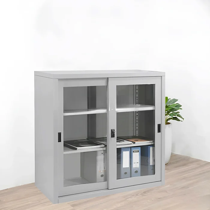Tủ Locker Sắt Thấp Cánh Cửa Lùa - TLK55